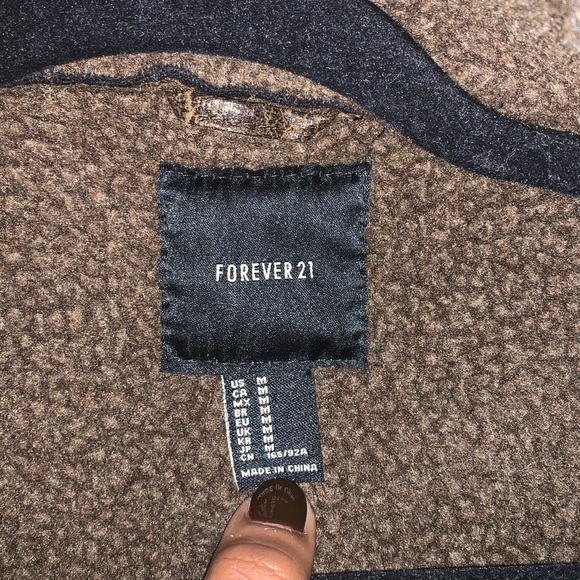 Brown thick winter jacket - Women’s M - Picture 4 of 7